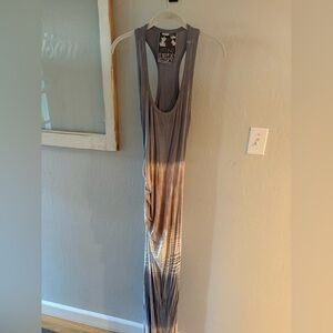 Young Fabulous & Broke Maxi Dress in Purple and Tan